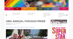 Desktop Screenshot of chicagopride.gopride.com